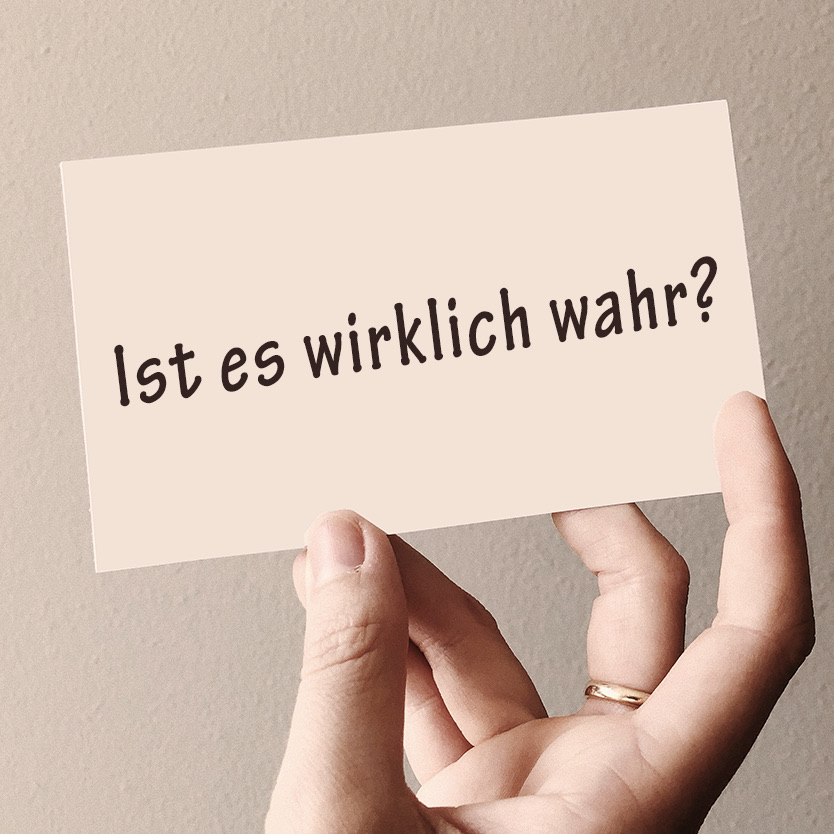 Question 1 of the work German: Ist es wahr?